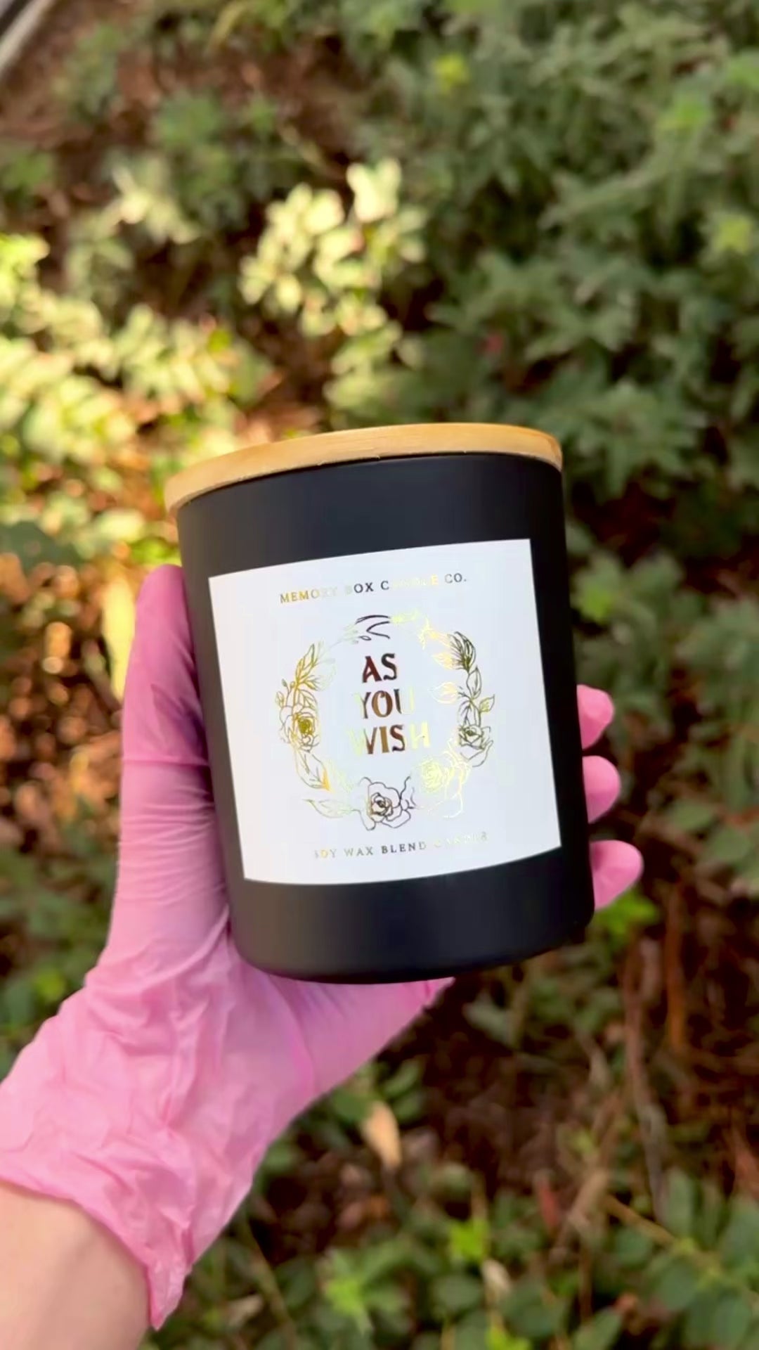 AS YOU WISH 10 oz. Candle (limited edition)